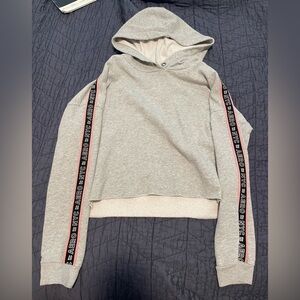 Medium Aeropostale Gray Cropped Hoodie